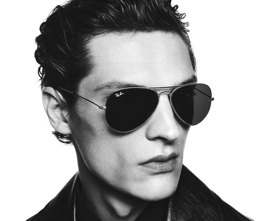 Gafas de Sol Ray Aviator Negro - 90%